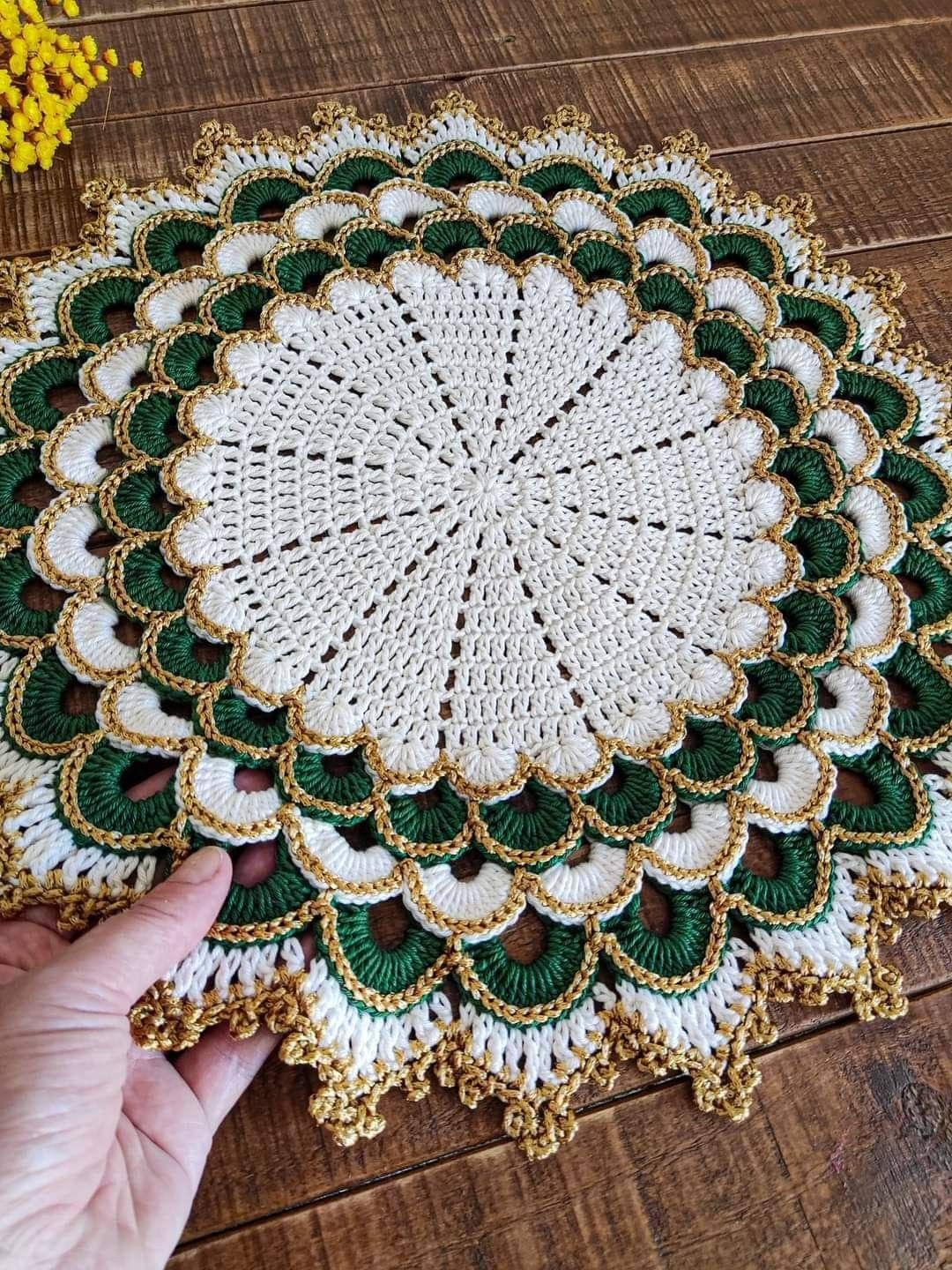 Sousplats de Crochê
